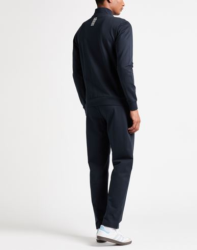 Man Tracksuit Navy Size XS Cotton, Elastane