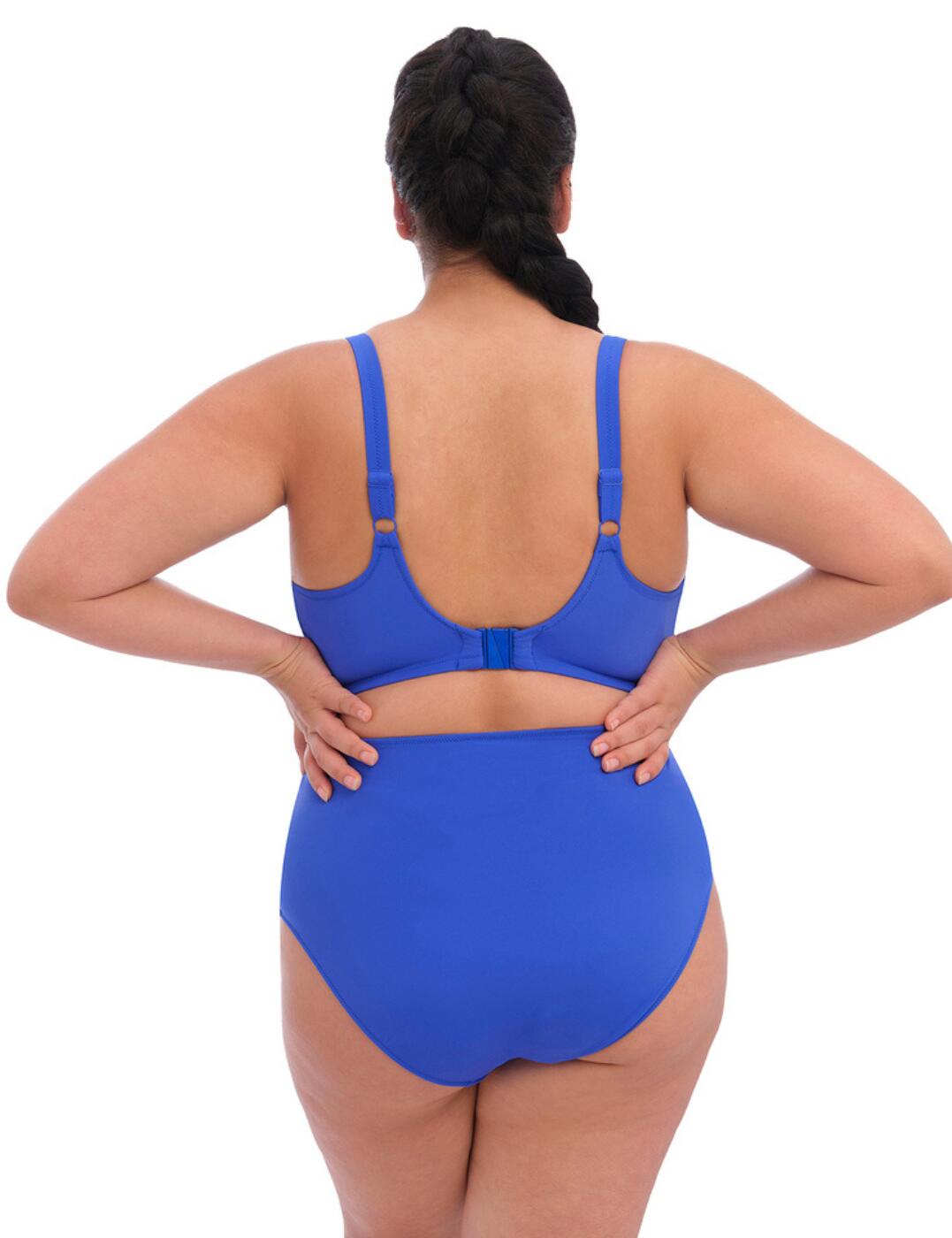 Elomi Womens Magnetic Plunge Bikini Top - Sapphire - Blue Elastane - 40F