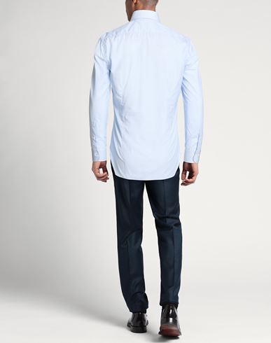 Man Shirt Azure Size 17 ¾ Cotton