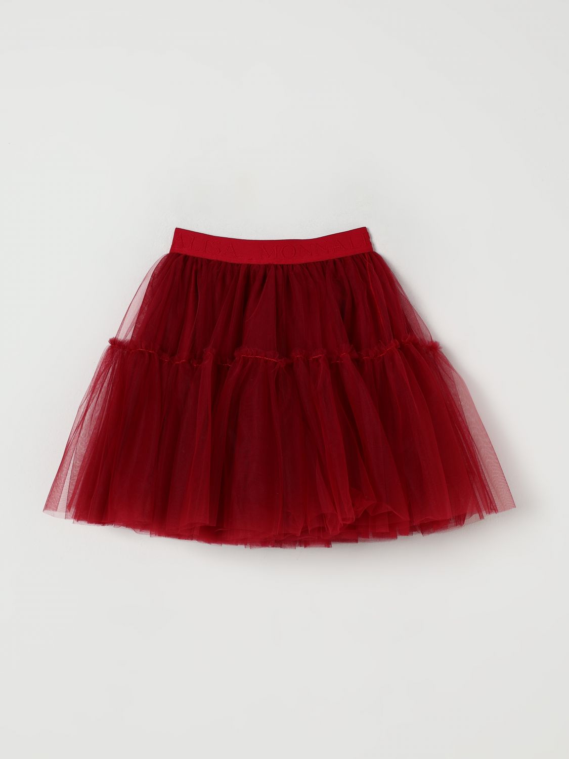 Skirt Kids color Red