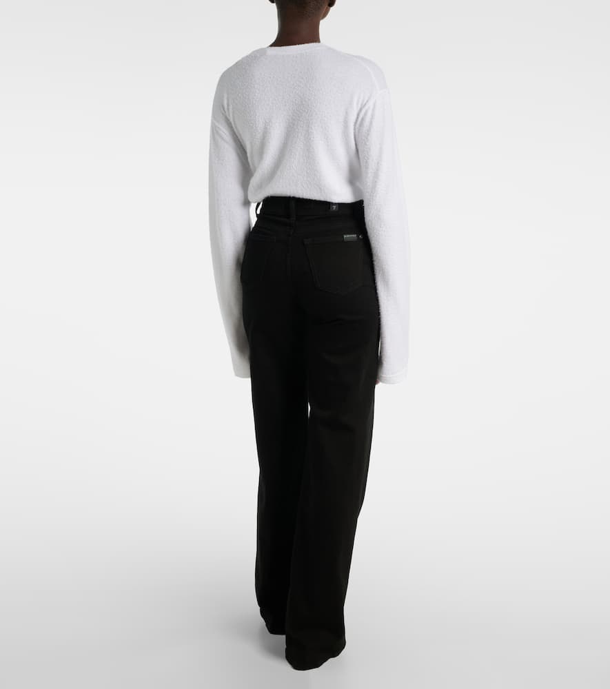 Lotta high-rise wide-leg jeans
