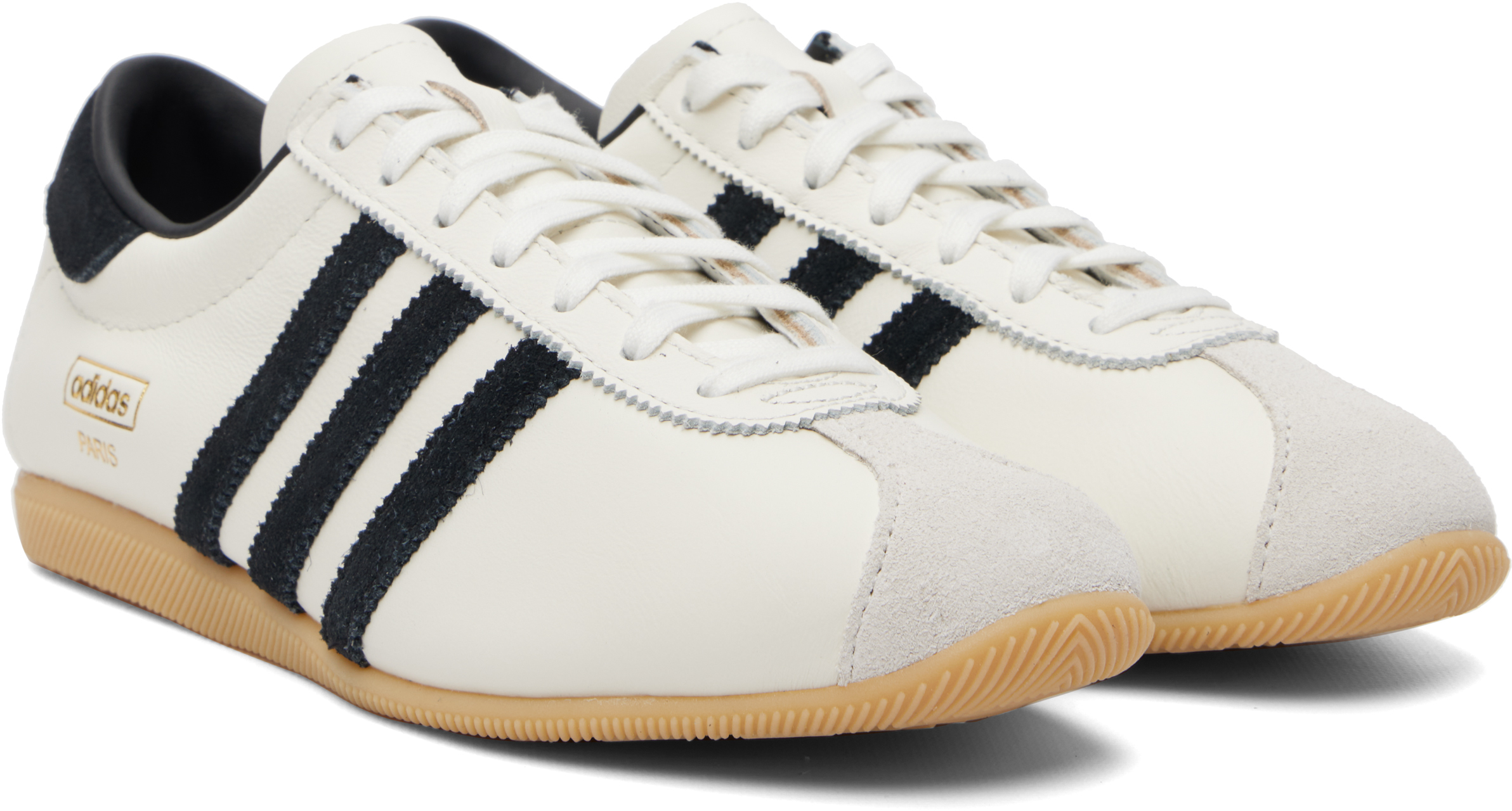 White & Black Paris Sneakers