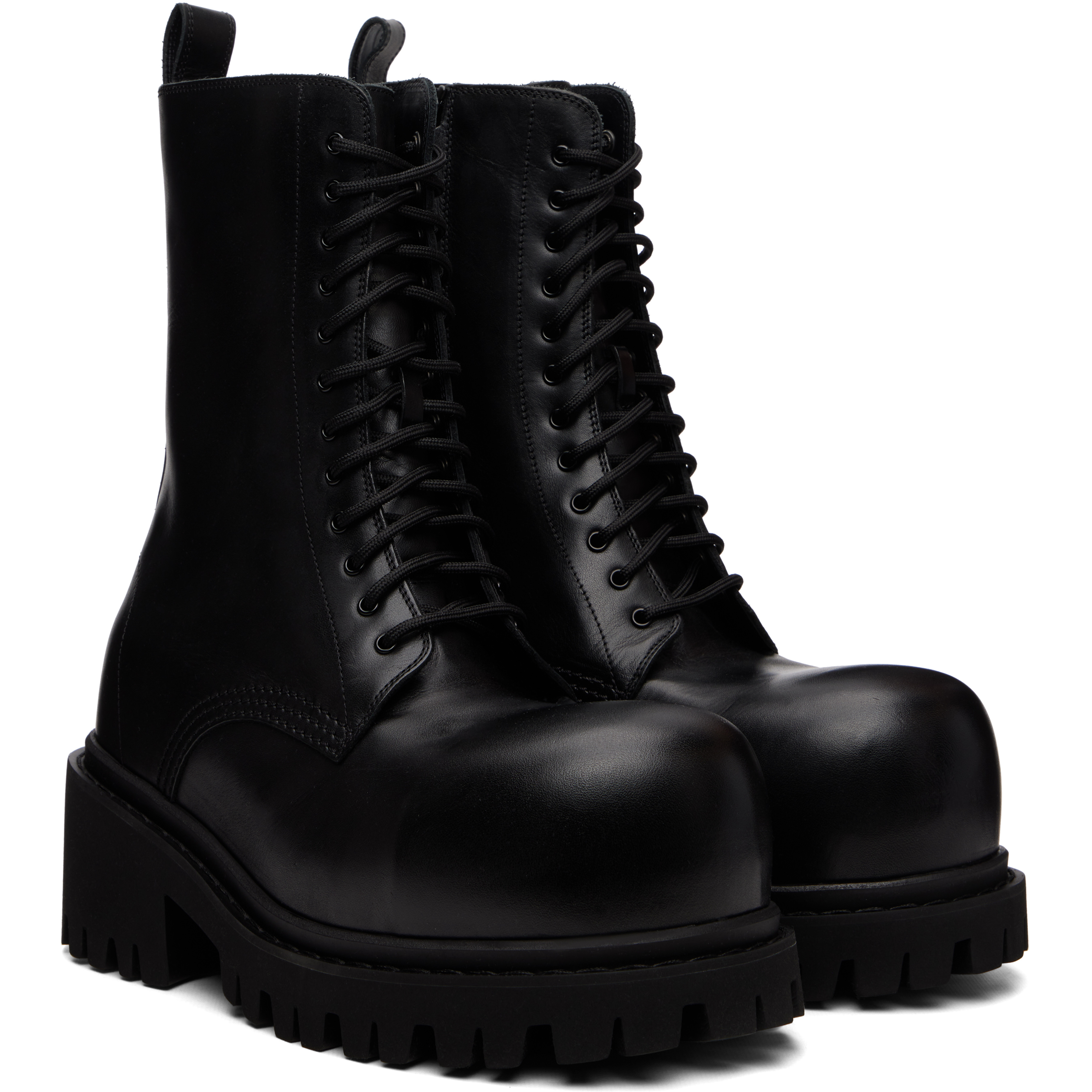Black Stomper Boots