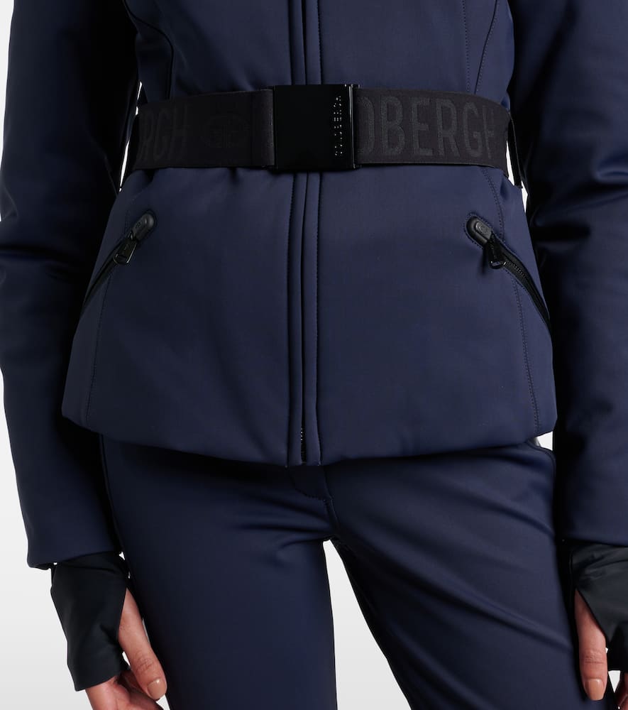 Hida faux fur-trimmed down ski jacket