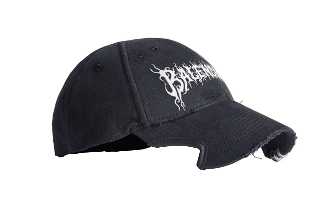 Diy Metal Outline Cap 'Black'