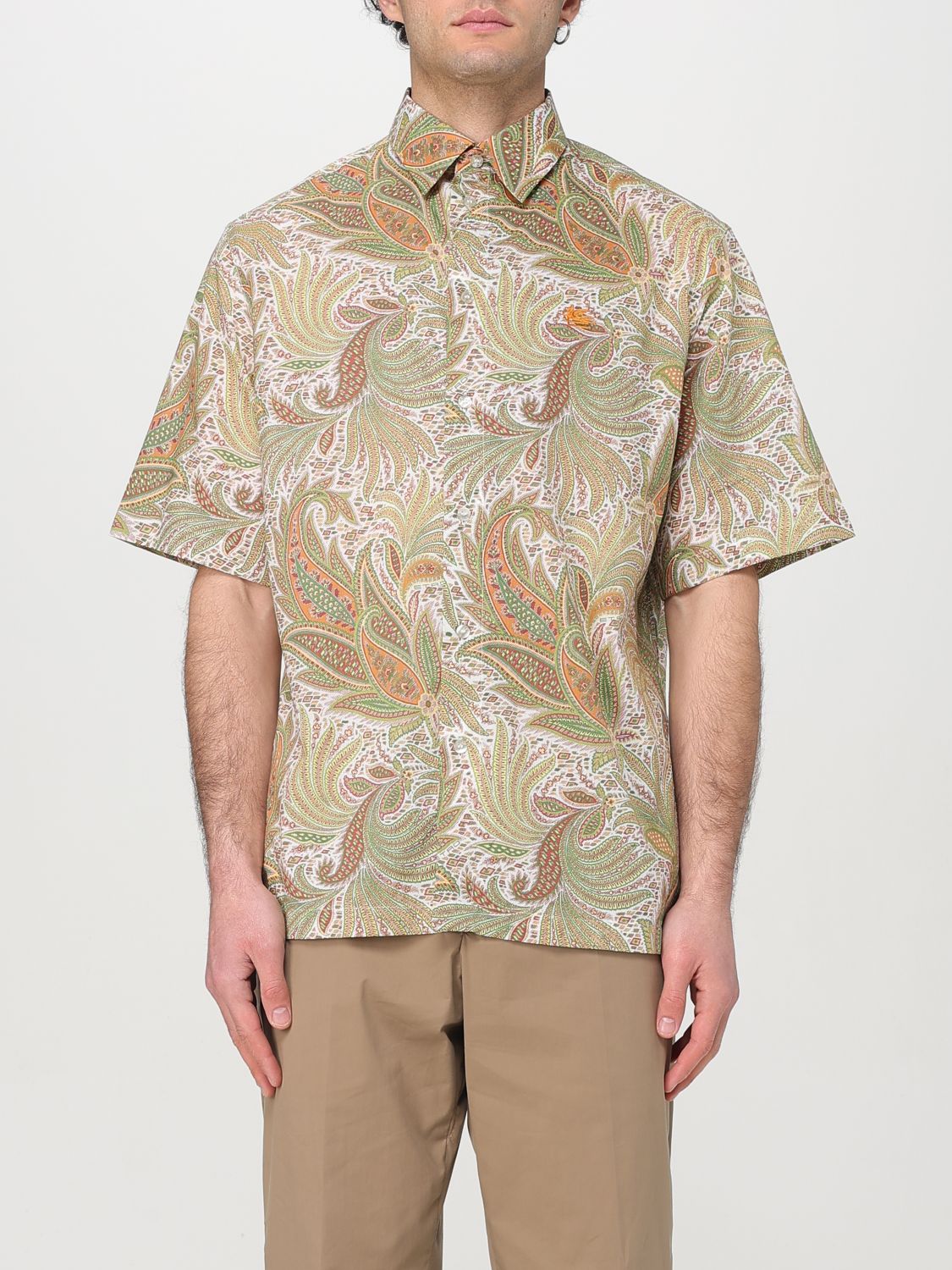 Shirt Men color Beige