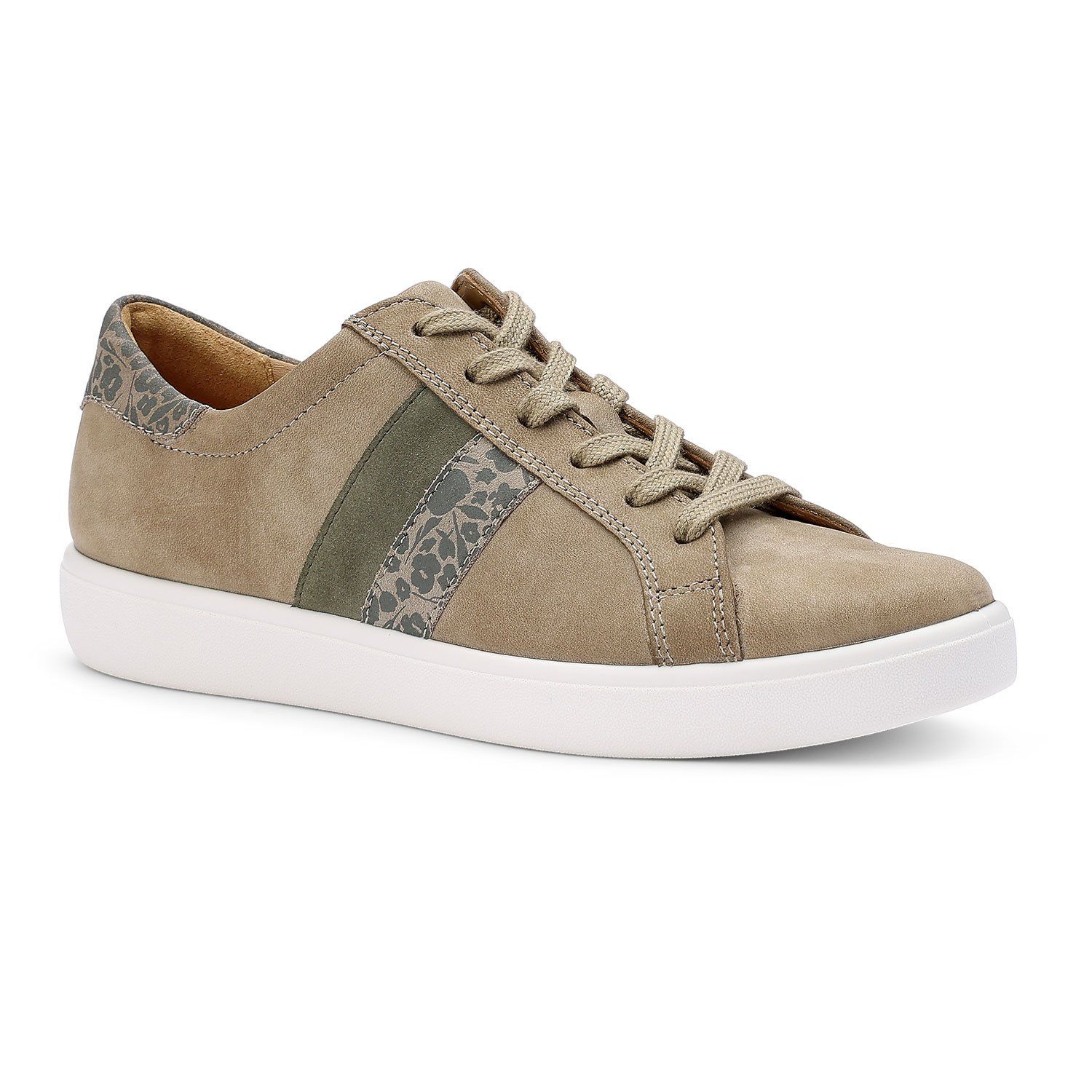 Hotter Women's Wide Fit 'Switched' Trainers in Khaki