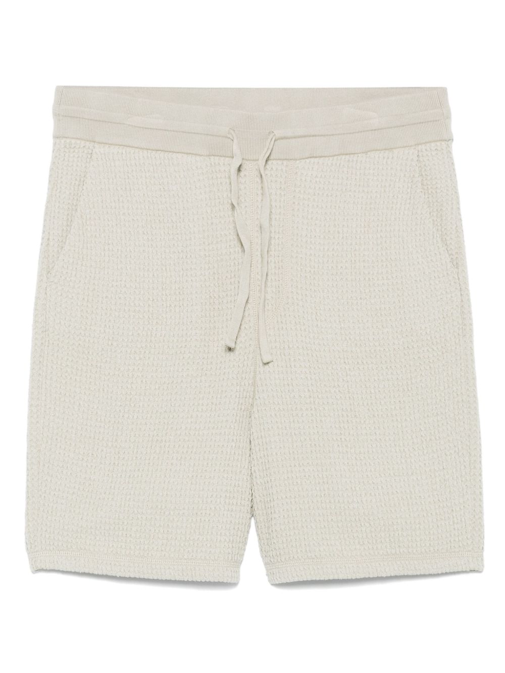 BOSS waffle-knit shorts - Green