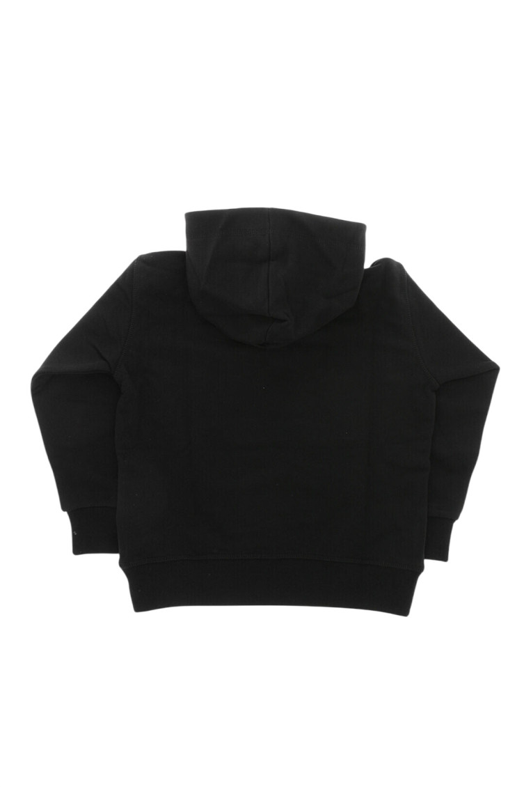 Boys Black Graphic Hoodie