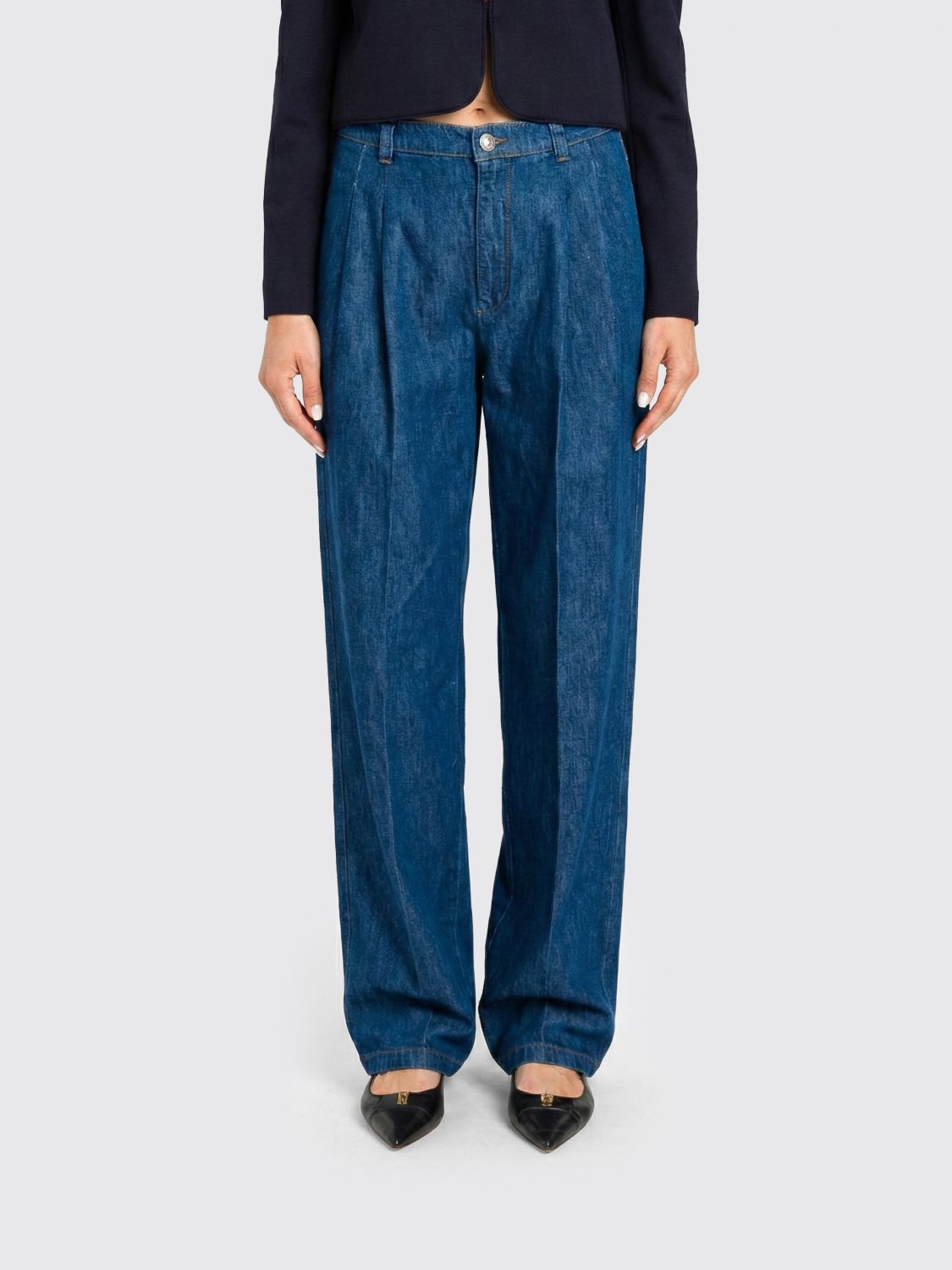 Jeans Woman color Denim