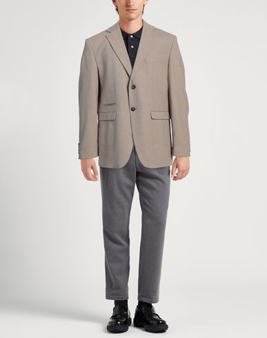 Man Blazer Sand Size 38 Recycled polyester, Wool, Viscose, Elastane