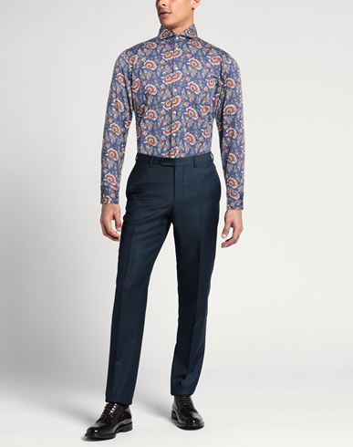 Man Shirt Blue Size 15 ½ Cotton, Elastane