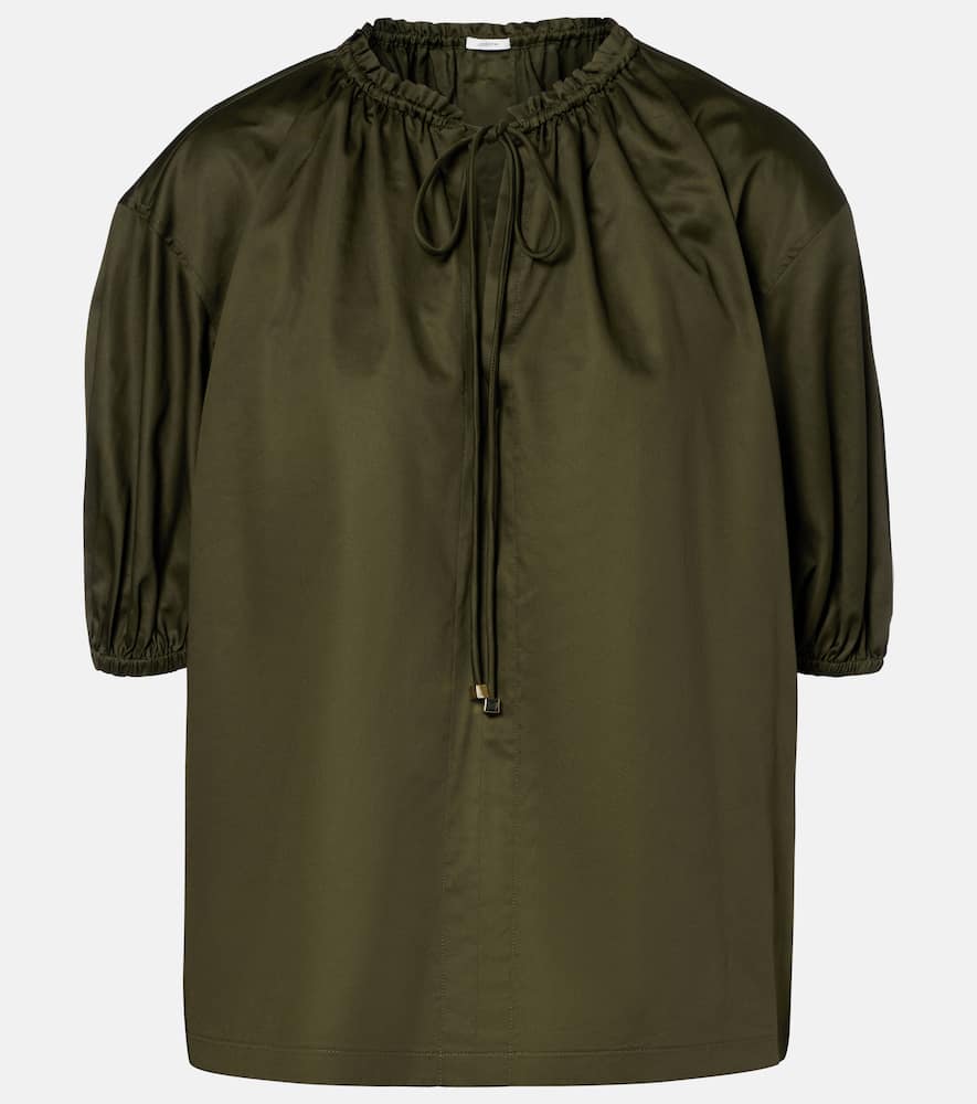 Nador cotton poplin blouse