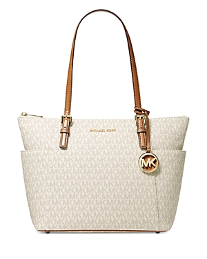 Jet Set Logo tote bag - Neutrals