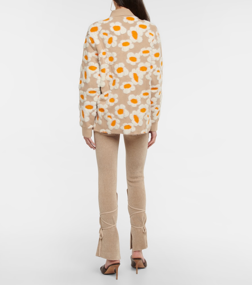 Jacquemus La Chemise Neve floral cardigan