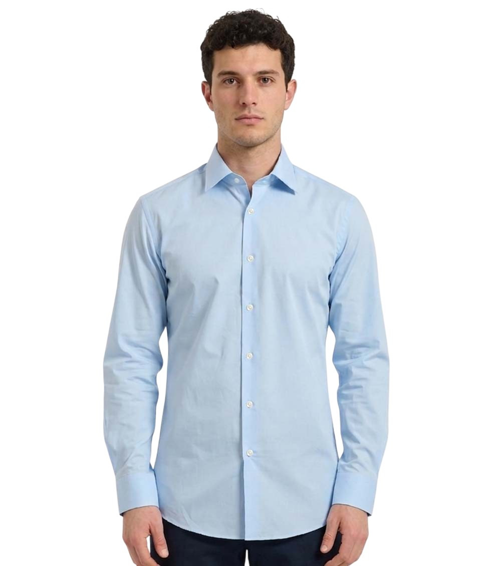 Sky Blue Solid Shirt
