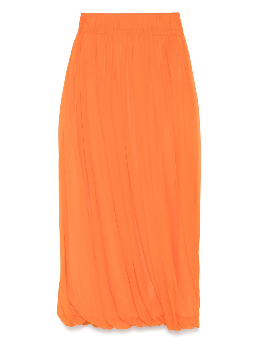 Alberta Ferretti silk maxi skirt - Green