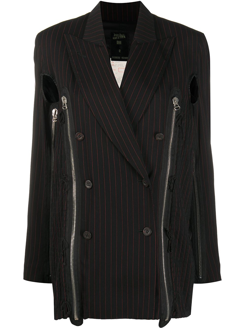 1989 double-breasted jacket - Black