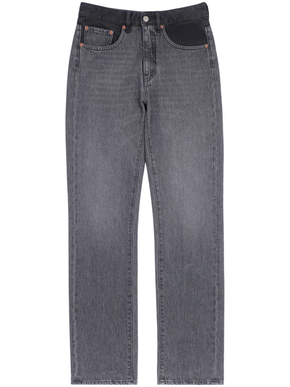 Slim-cut cotton jeans - Grey