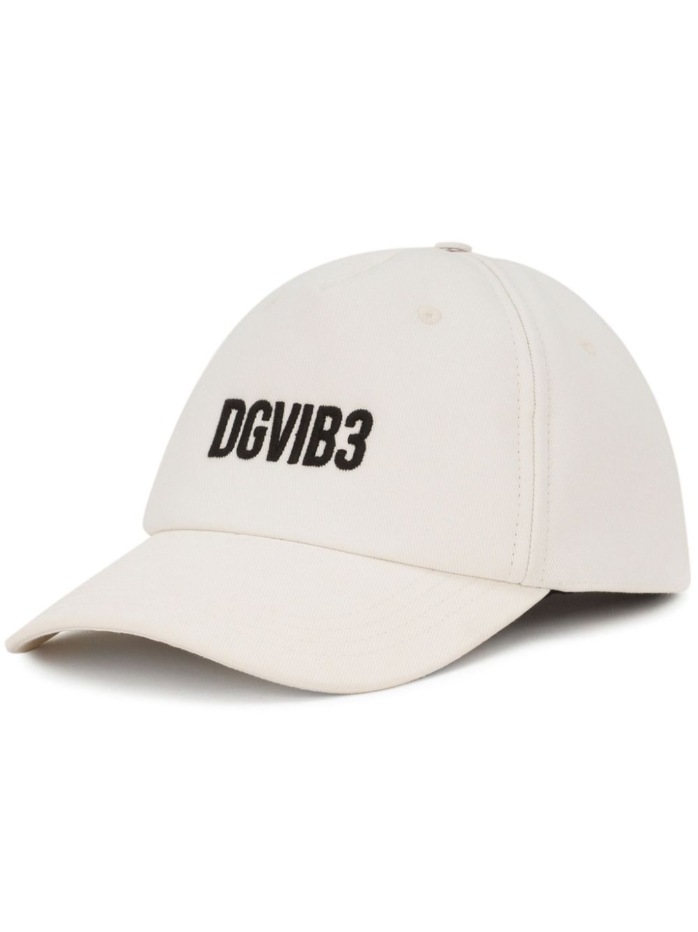 Logo-embroidered cotton cap - White