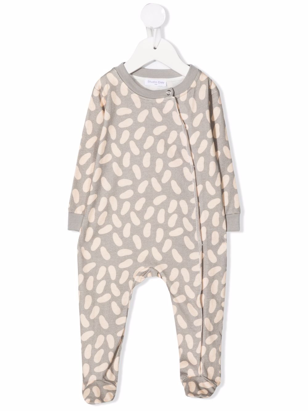 Bean-print pajamas - Grey