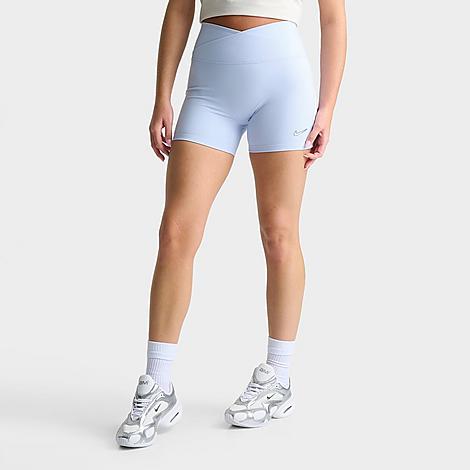 Women's One Dri-FIT High-Waisted 5" Biker Shorts in Hydrogen Blue