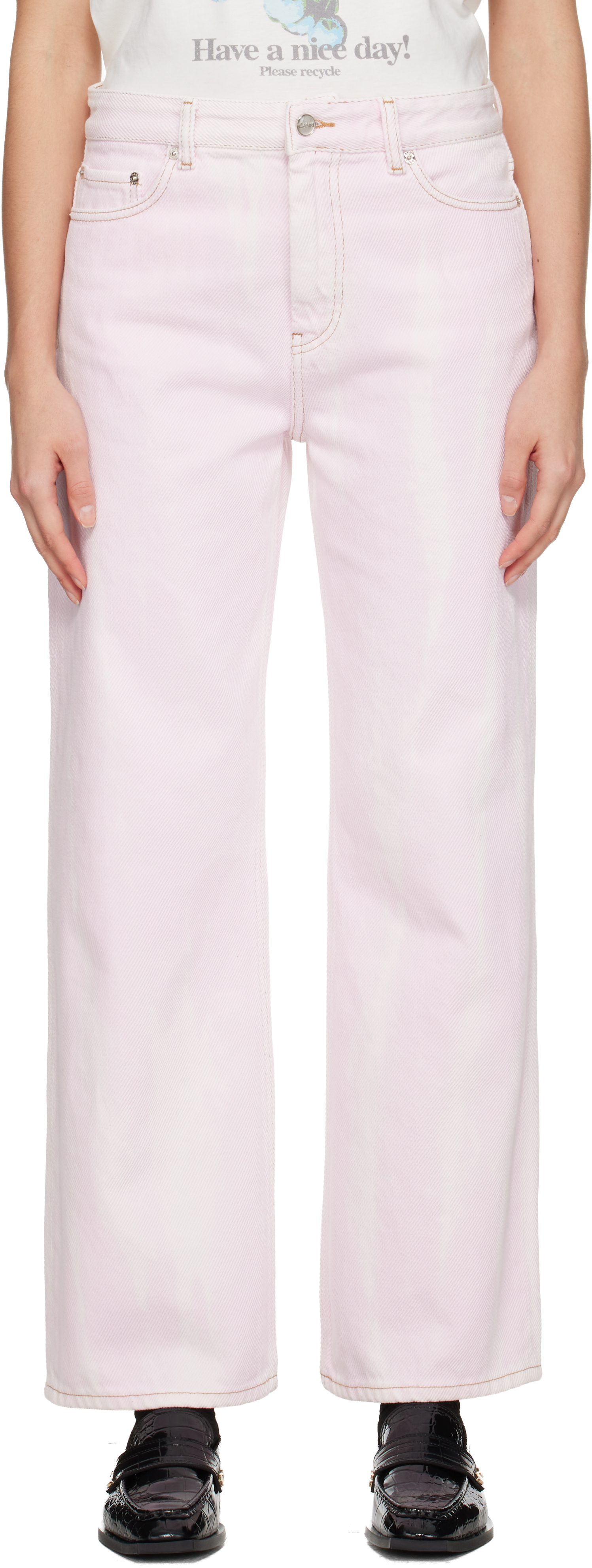 Pink Washed Izey Jeans