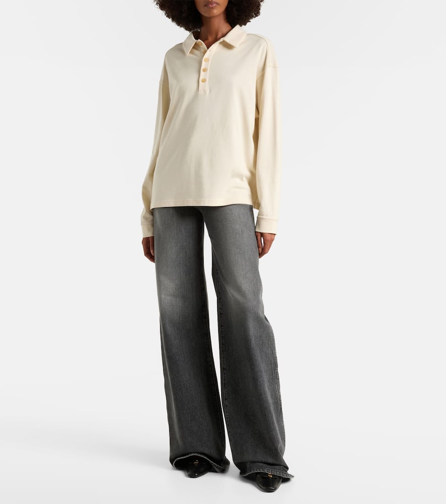 Dane high-rise wide-leg jeans