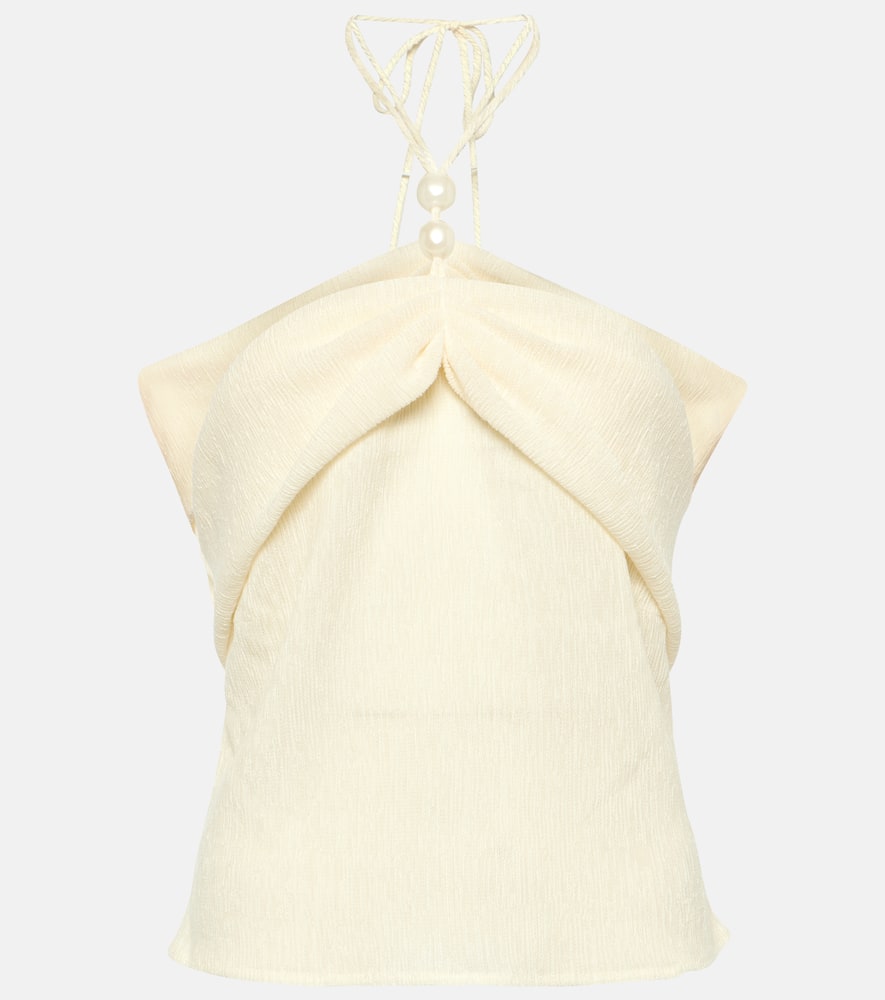 Halterneck crop top