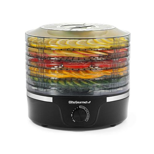 Gourmet 5-Tier Food Dehydrator with Adjustable Temperature Dial