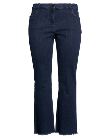 Woman Jeans Blue Size 6 Cotton, Elastane