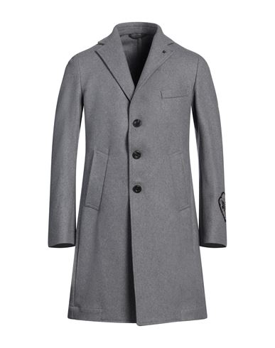 Man Coat Grey Size 40 Wool, Polyamide, Cashmere