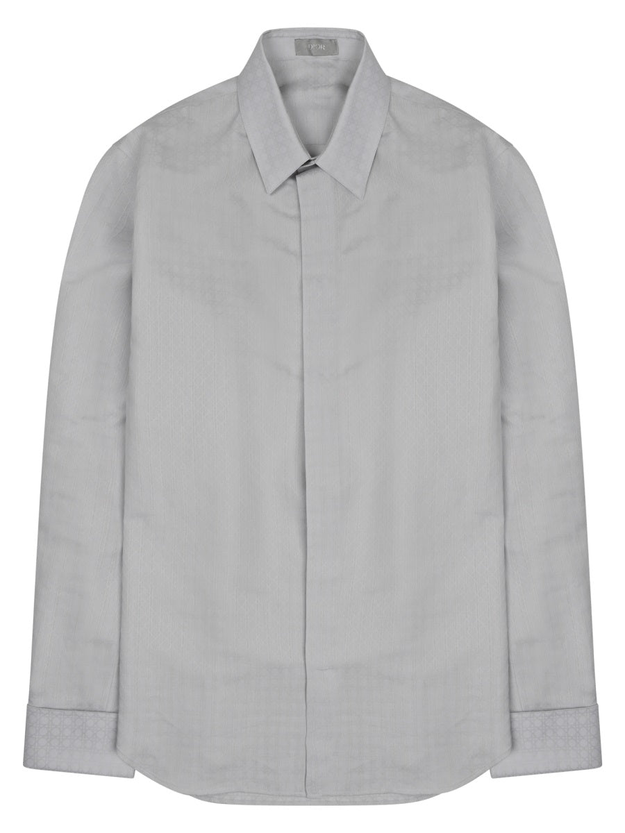 Silk-Cotton Blend Shirt for Men - FW25