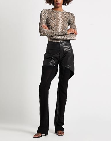 Woman Pants Black Size S Lambskin