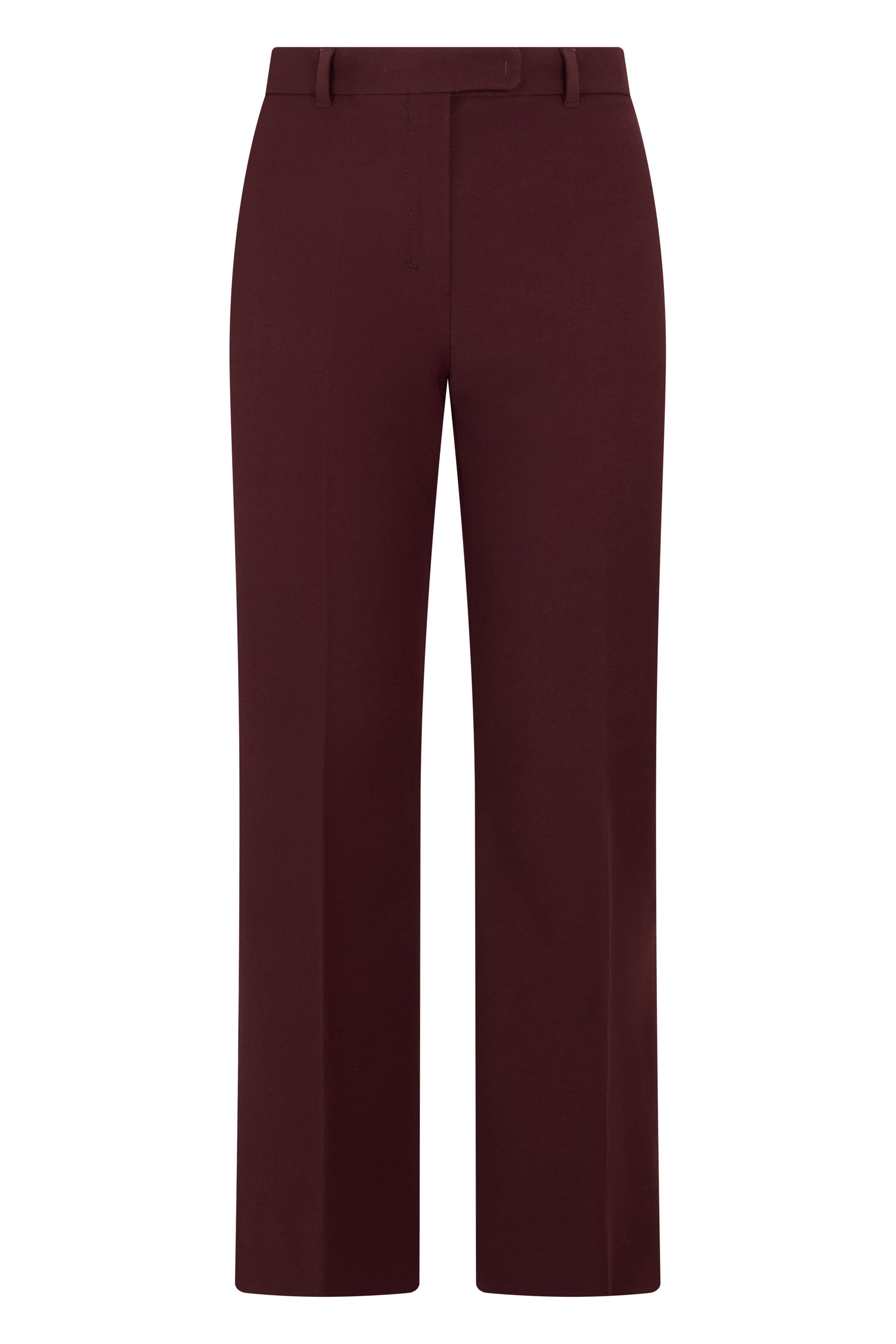 Straight-Leg High-Waist Trousers