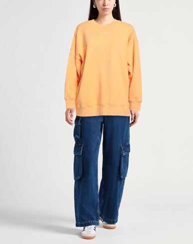 Woman Sweatshirt Apricot Size XL Cotton