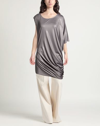 Woman Top Grey Size S Polyester, Elastane