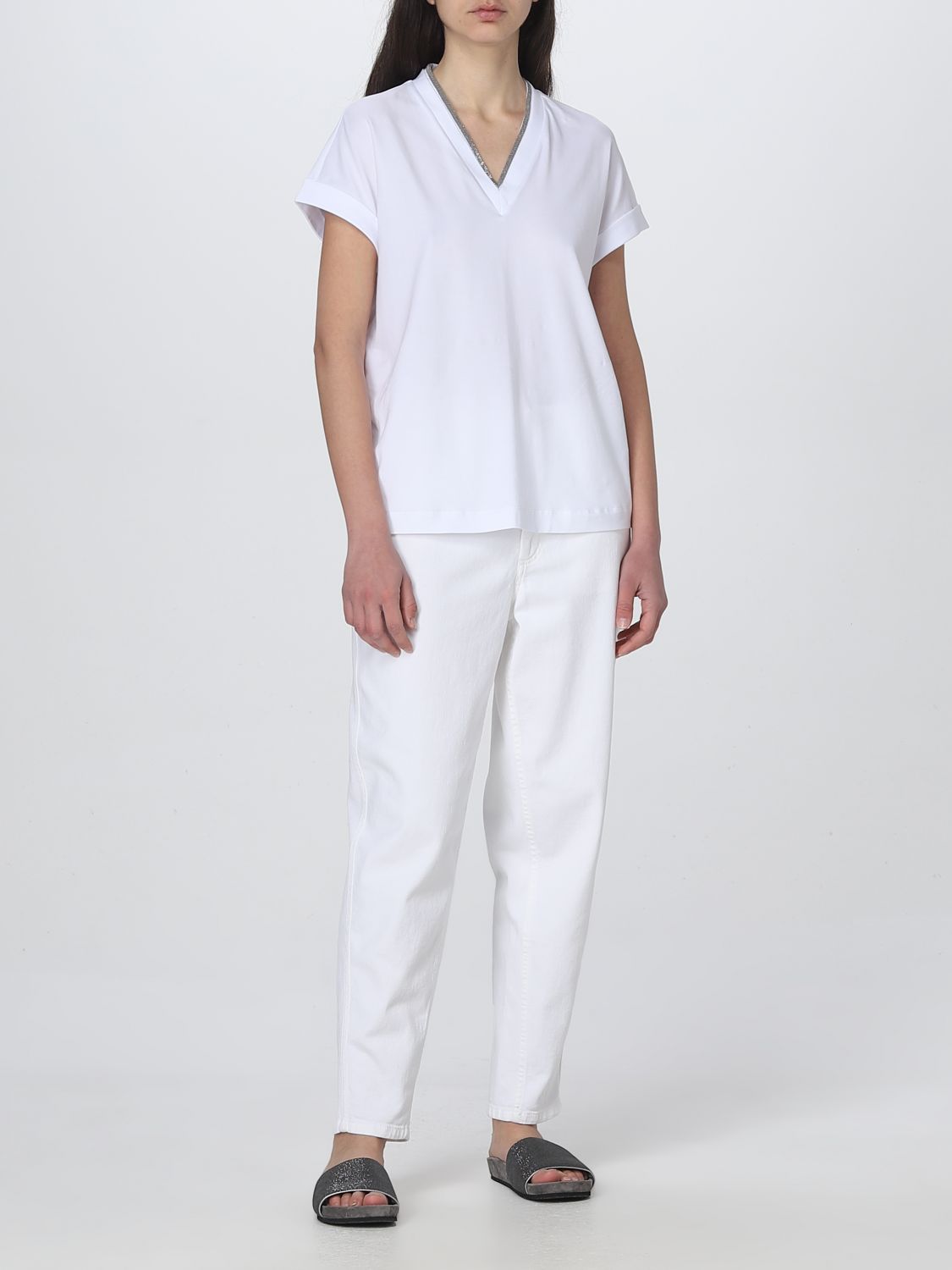 T-Shirt Woman color White