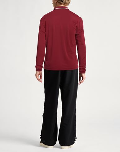 Man Polo shirt Brick Size L Polyamide, Elastane