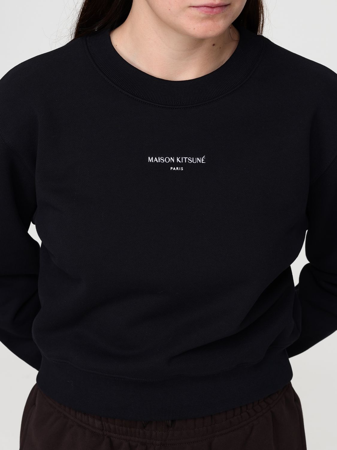 Sweater MAISON KITSUNÉ Woman color Black