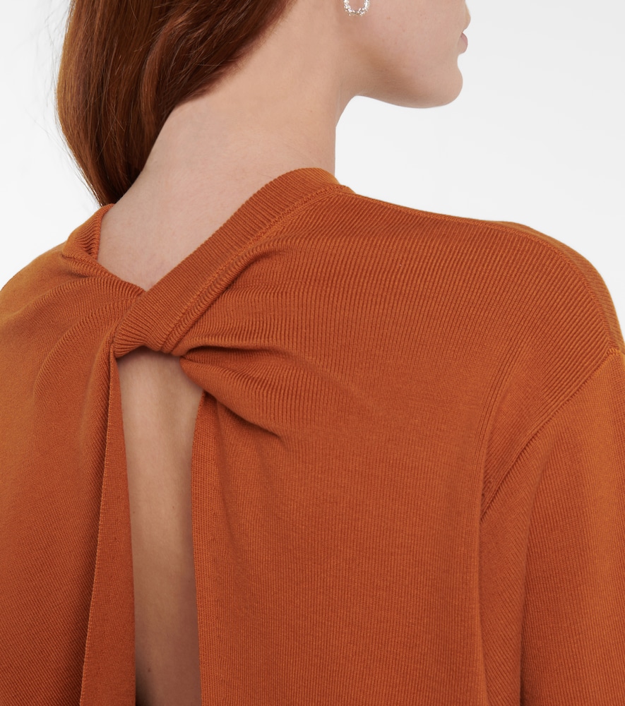 Silk and cotton sweater