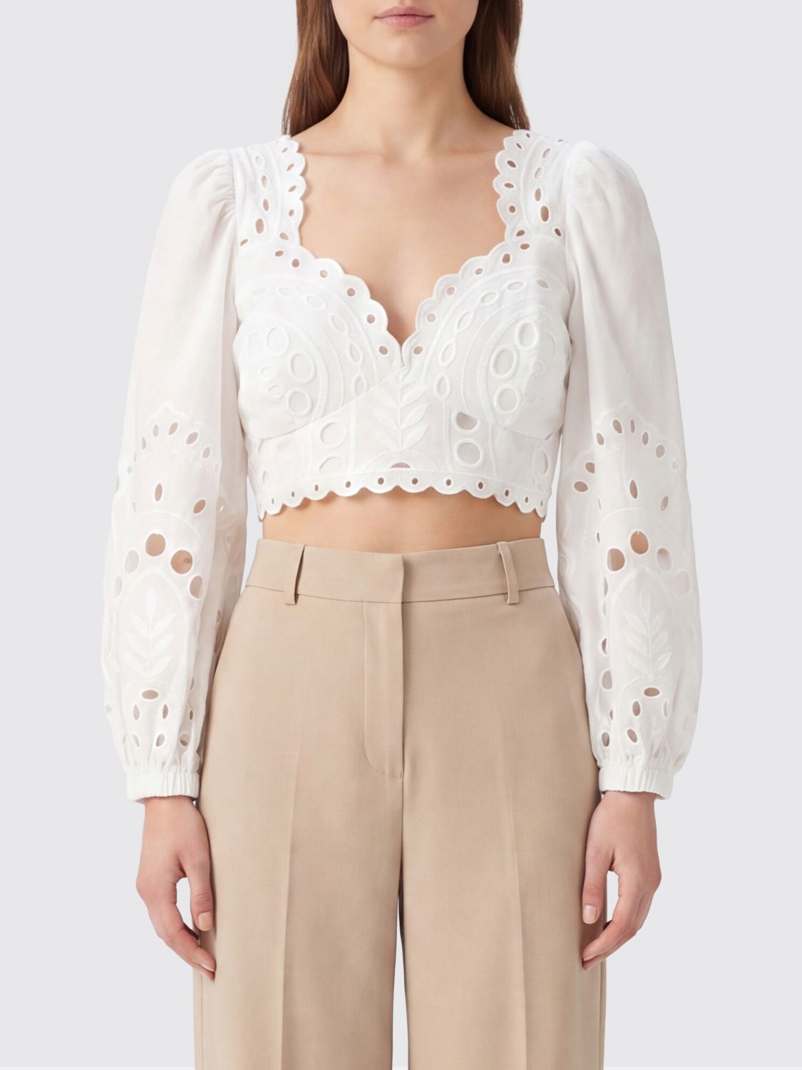 Top Woman color White