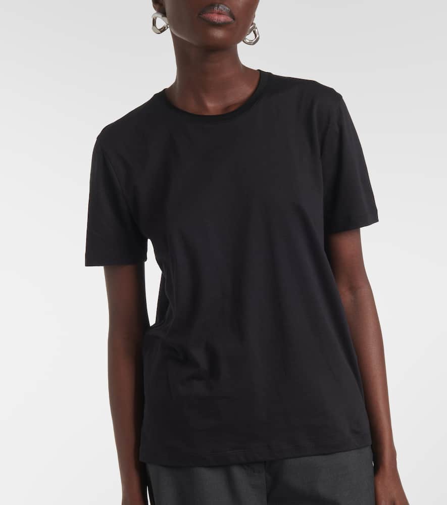 Cotton and silk T-shirt