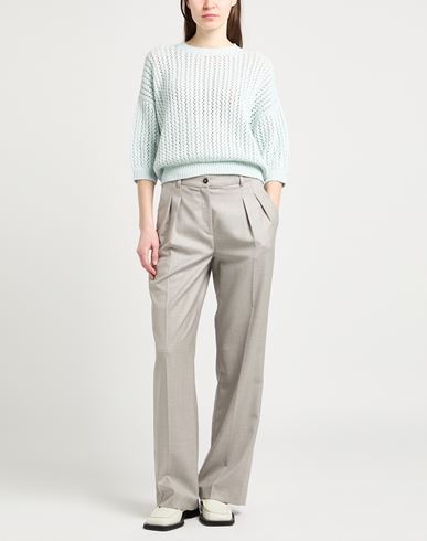 Woman Sweater Sky blue Size 6 Cotton, Polyester