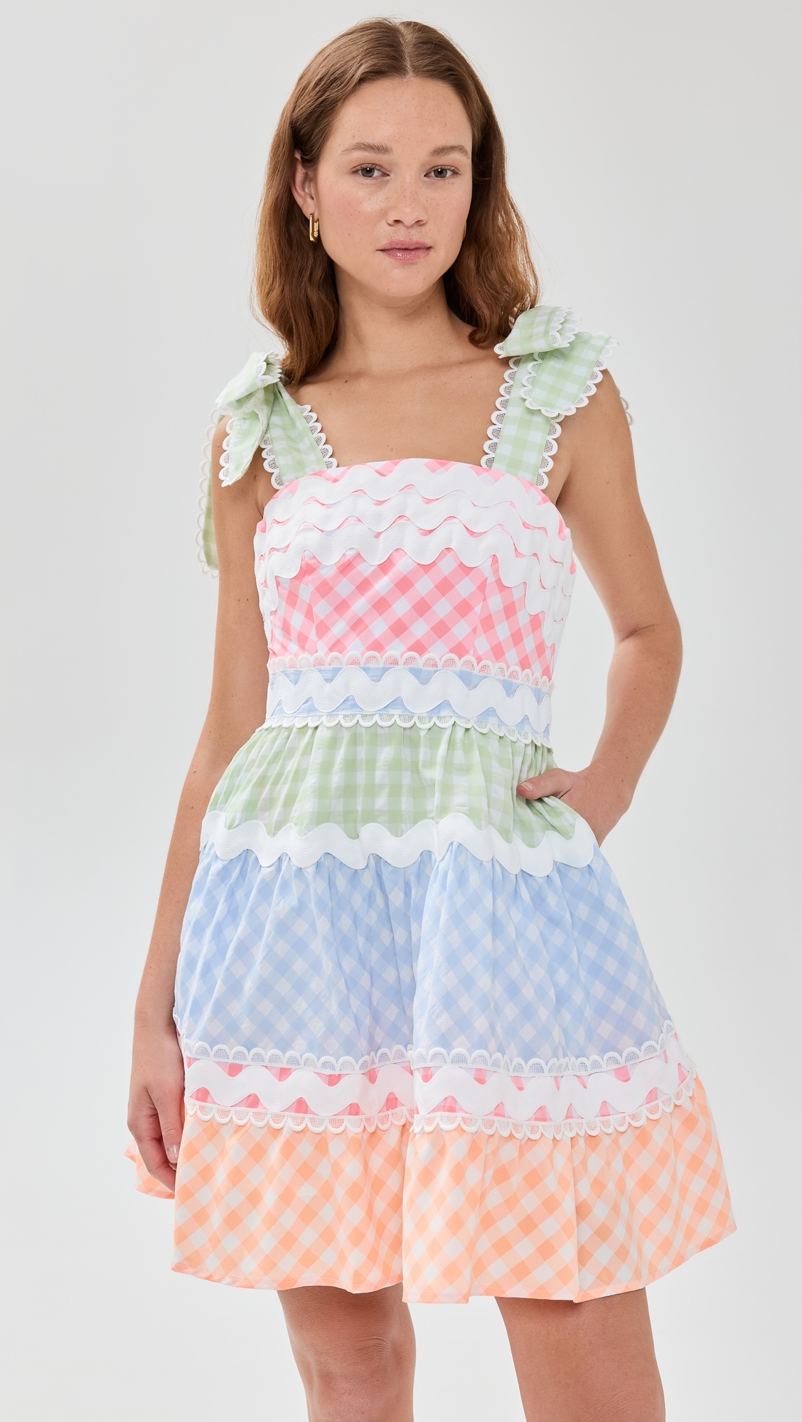 Jade Short Vichy Multi Dress Multi 