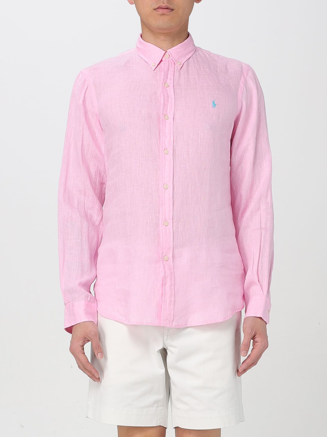 Shirt POLO RALPH LAUREN Men color Pink