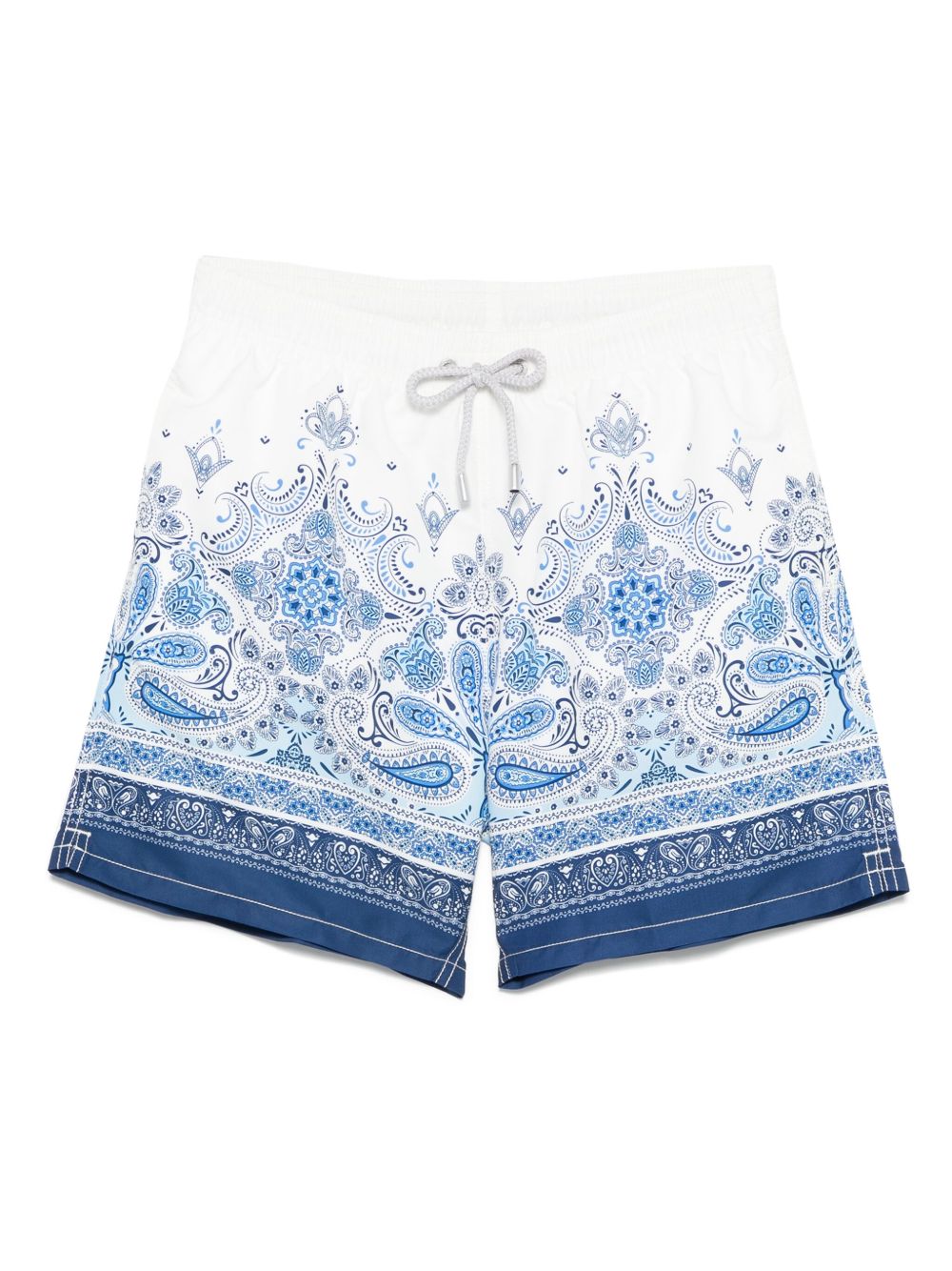Graphic-print swim shorts - Yellow