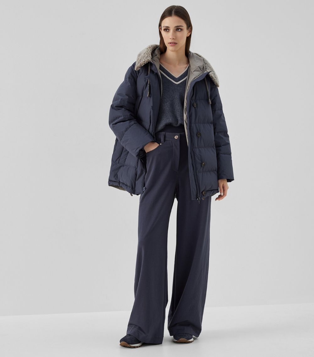 Taffeta Water-Resistant Down Jacket