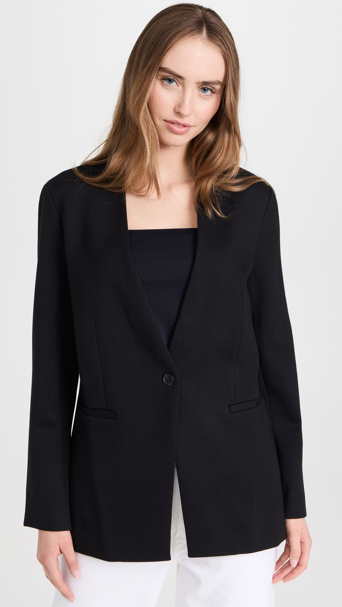 Perfect Collarless Blazer