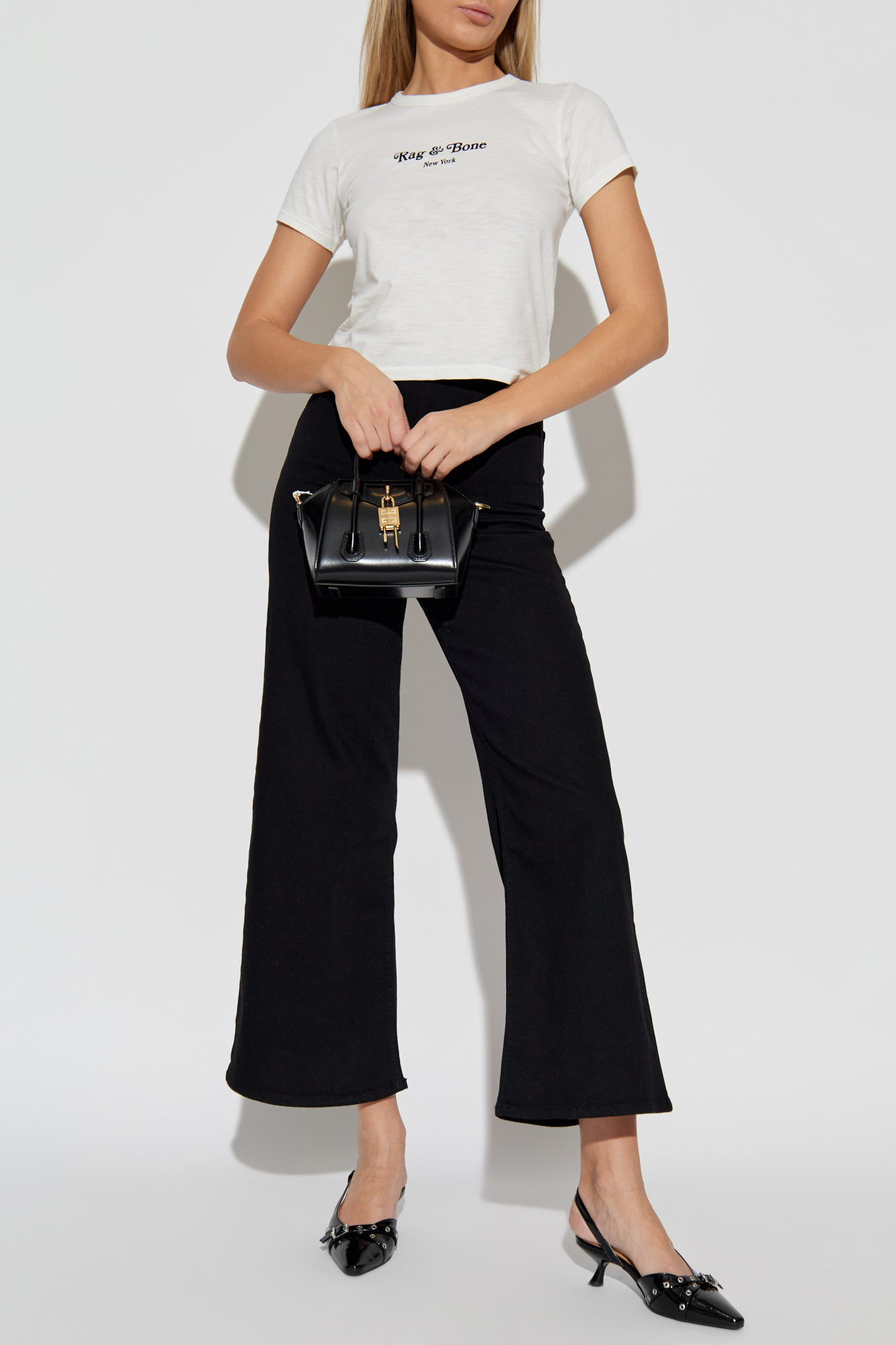 High-waisted Jeans 'Ankle', Women's, Black
